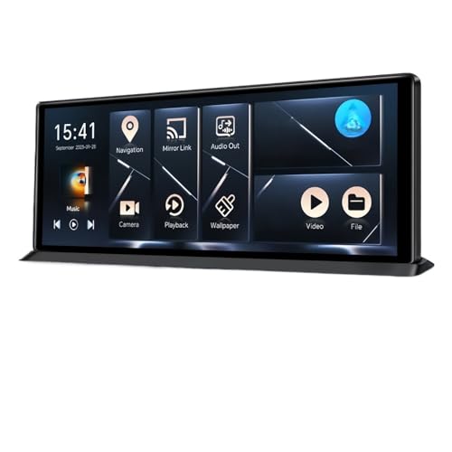 Caméra avant de voiture Android 14 WiFi enregistreur vidéo de rétroviseur