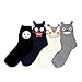 LIVEBEAR Women’s Cute Funny Novelty Casual Cotton Crew Socks - Mascot (Made In Korea)