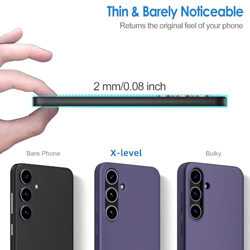 X-level for Samsung Galaxy S24 Case, Slim Fit, Purple by X-level - Used condition - Image 6