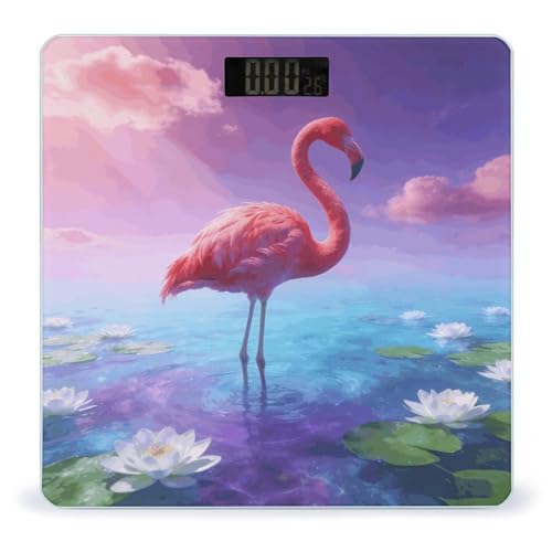Báscula digital Flamingo Smart Body Weight 180kg miniatura 1