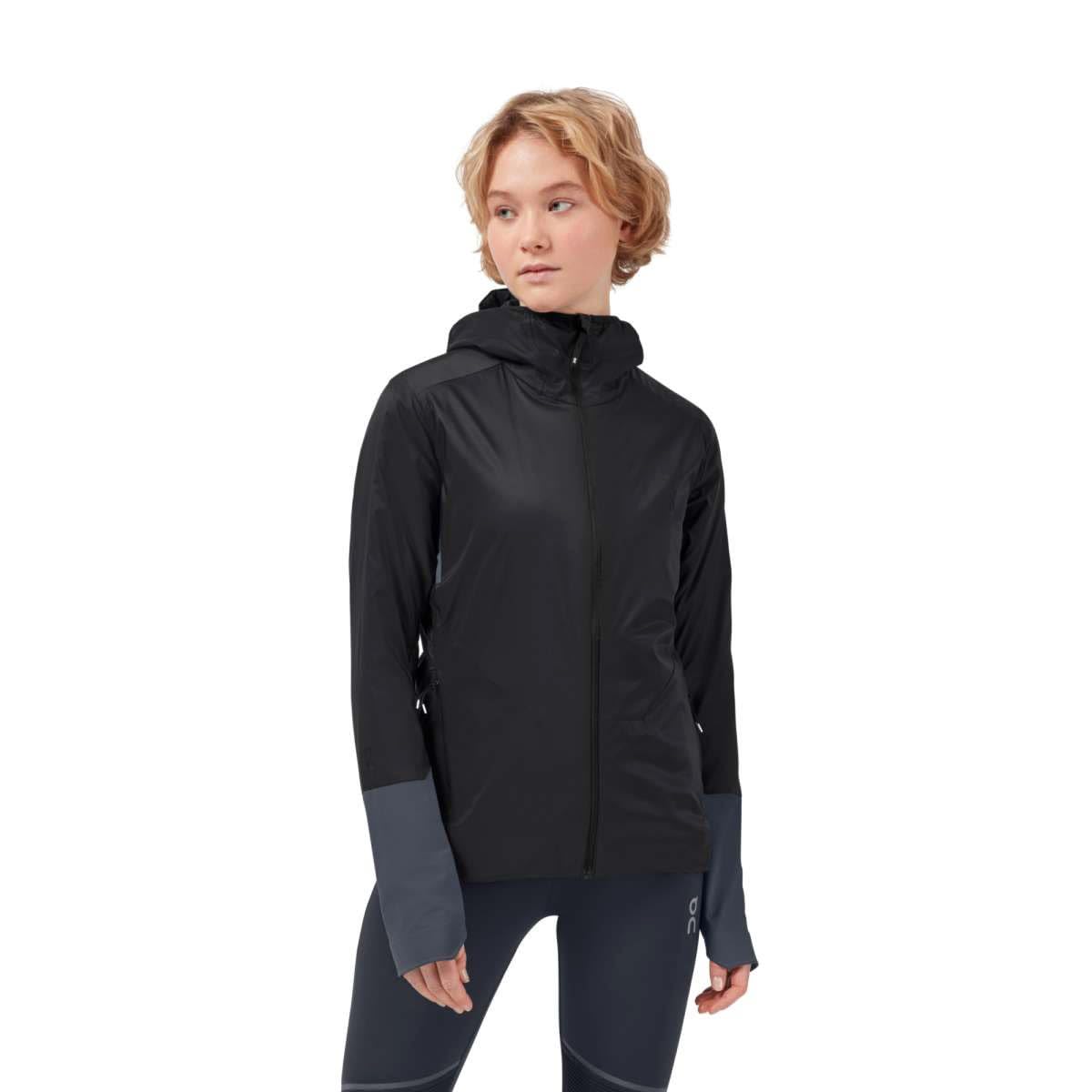 On Women Black Polymide Jacket Jacket-picture-29