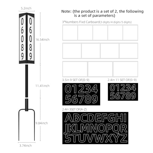 S Shun Can Da R2+S 3 Side Solar Address Plaque thumb #5