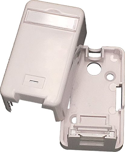 Faconet® 2x Aufputzdose für Keystone Jacks z.B. RJ45 Lan Netzwerk, USB oder Koax (Aufputzdose 1fach)