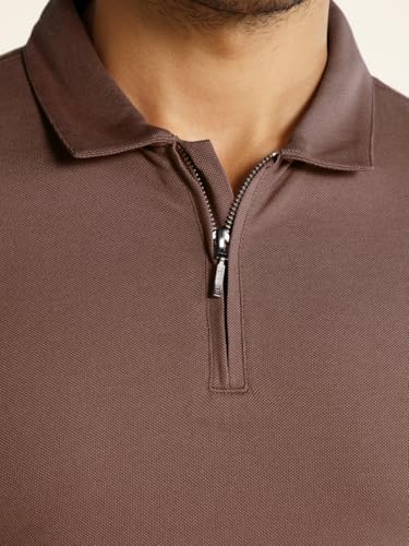 Image of DAMENSCH Constant Men's All-Degree Thermoregulating Pique Contrast Neck Polo T-Shirt