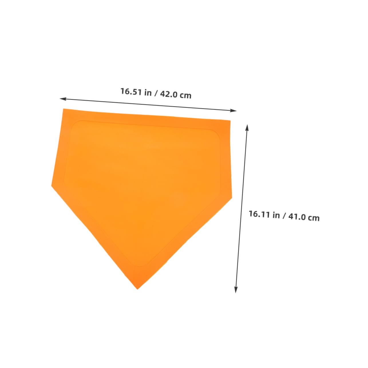 BCOATH Lightweight Softball Home Plate Set Baseball Training Plate Disc Ideal for Gym Backyard