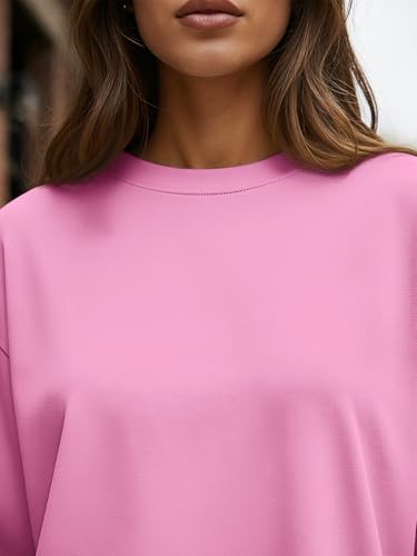Image of Trendy Queen Womens Oversized Long Sleeve Shirts Fall Tops 2026 Basic Tees