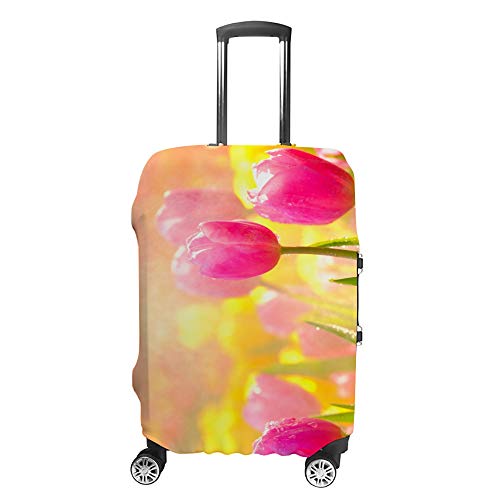 Housse de valise à fleurs colorées pour vacances d'été au soleil