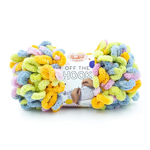 Image of Lion Brand Yarn Off The Hook Yarn for Knitting and Crocheting, Mamba, 1 Pack