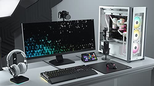 Corsair iCUE 7000X RGB Boîtier Intelligent PC ATX Grande Tour (Trois Panneaux en Verre Trempé, Quatre Ventilateurs RGB de 140 mm Inclus, Gestion des Câbles Facilement, Vaste Espace Interne Blanc