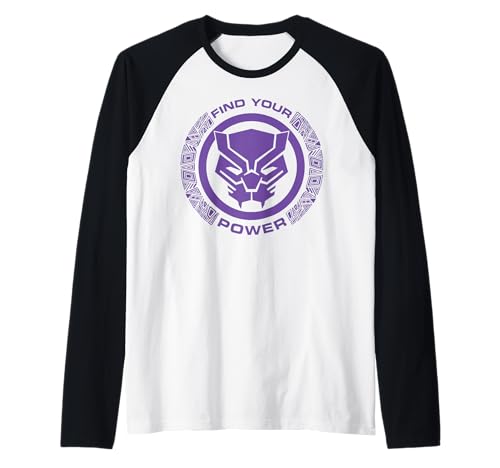 Black Panther baseball tee fini les vêtements ternes avec ce logo violet