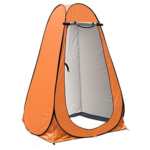 anngrowy Pop Up Privacy Tent Shower Tent Portable Outdoor Camping Bathroom Toilet Tent Changing Dressing Room Privacy Shelters Room for Hiking and Beach Sun Shelter Picnic Fishing– UPF40+ Waterproof