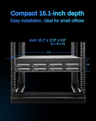 Image of TERRAMASTER U8-500 Plus NAS Storage - 8Bay Core i7 1255U 10-Cores 12-Threads CPU, 16GB DDR5 RAM, Dual 10GbE Ports, 2U Rack Mount Network Attached Storage Peak Performance for Business (Diskless)
