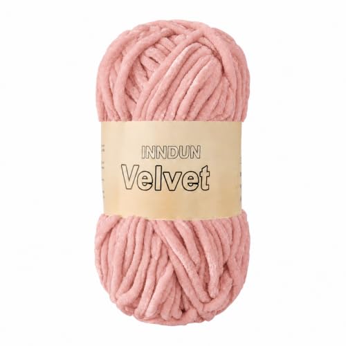 Image of Soft Velvet Chenille Yarn for Crocheting, Super Bulky Yarn for Blankets