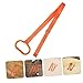 LIOOBO 2Pcs Durable Orange Hauling Rope with Handle Efficient Transport System for Hunting and Outdoor Activities