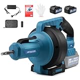 XIIW Sturatubi elettrico senza fili con Batterie 2 x 4,0 Ah...