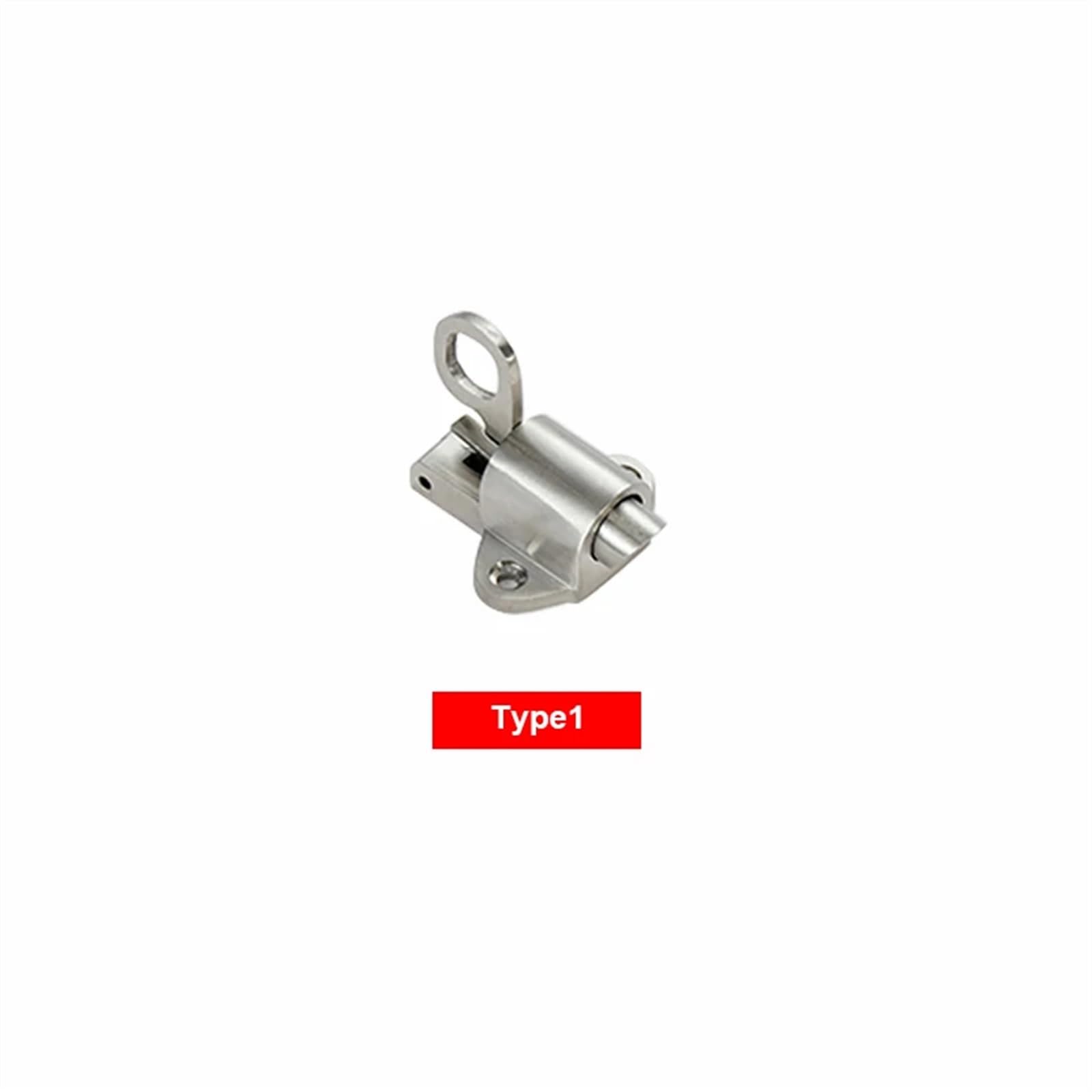 Rygiel cylindryczny ze stali nierdzewnej, zabezpieczenie domu, bramy, okna, osprzęt bezpieczeństwa, rygiel cylindryczny, 1 sztuka (typ 1)