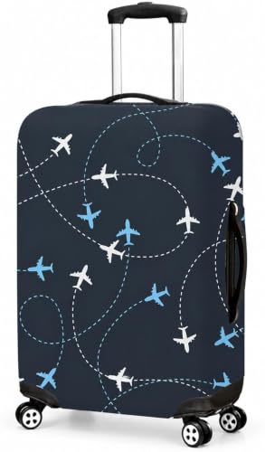Image of Premium Printed Polyester Luggage Cover for Trolley Bags Stretchable Suitcase Protector for Travel and Dust Protection