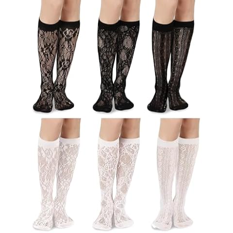 SFBSFL Women's Lace Knee High Socks Cover