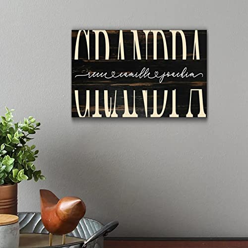 Panneau mural en bois rustique de 40x50 cm pour décoration de salon et chambre