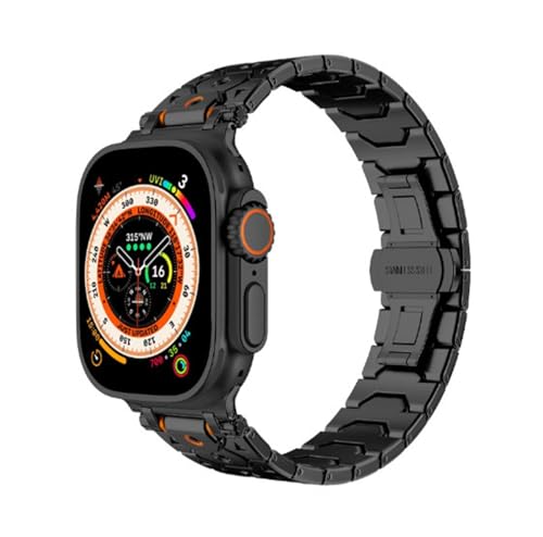 Bracelet Apple Watch en acier noir : fini les fixations qui lâchent