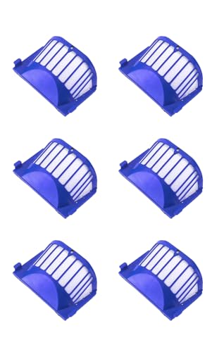 Image of Replacement Filters for irobot Roomba 600 Series 694 676 675 692 695 677 671 690 680 660 650 620 614 610 600 & 500 Series 595 585 564 Vacuum Robot - 6 PCS