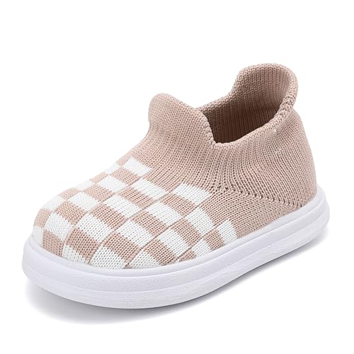 Tiny Explorings Sock Shoes | Anti-Slip Rubber Sole Baby Walking Socks | Soft-Soled First Walkers for Boys & Girls | Breathable Infant Home & Outdoor Shoes