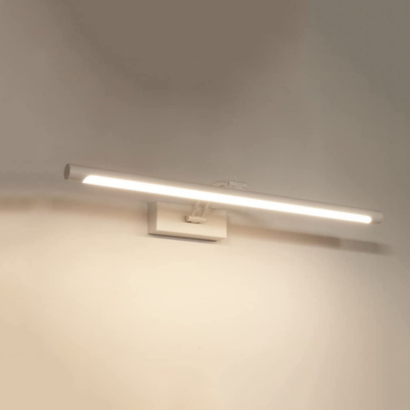 Lampe miroir salle de bain LED antibrouillard lumière chaude