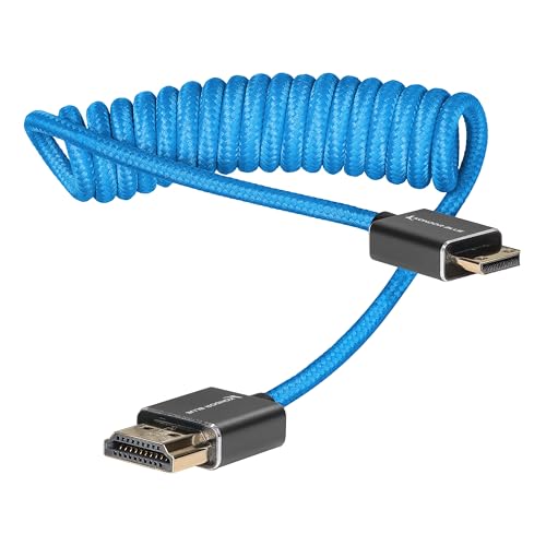 KONDOR BLUE | Mini HDMI (Type C) - �t��HDMI (�^�C�vA) 2.0 �R�C���P�[�u�� 12�C���`~24�C���` �ґg | 4K 60Hz 18Gbps HDR 3D ���� | �I���J�������j�^�[&���R�[�_�[�Ȃǂ� | �u��