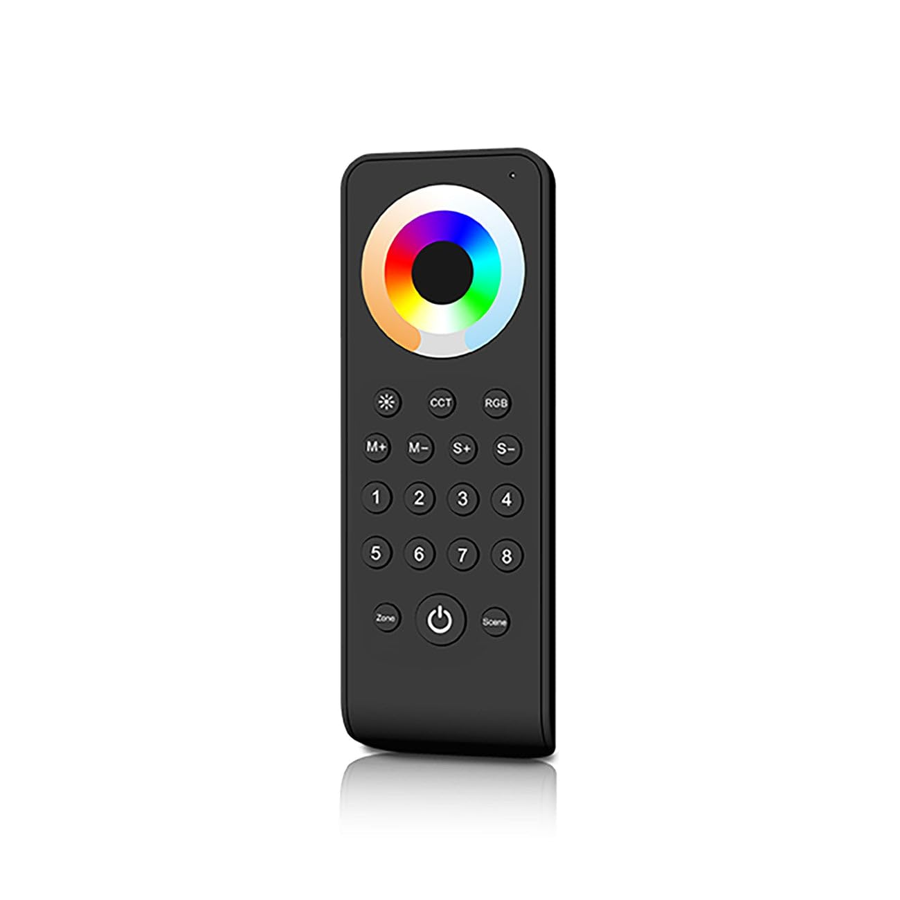 8 Zone 2.4GHz Universal RF Remote Control for Dimming/CCT/RGB/RGBW/RGB+CCT LED Strip Lights (2xAAA Batteries) RS10