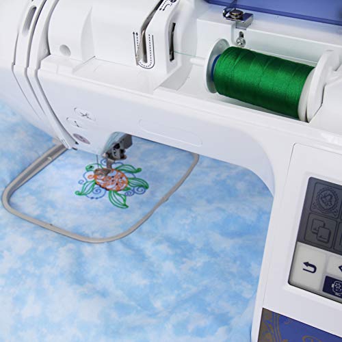 Image of ThreadArt Polyester Machine Embroidery Thread, 1000M 40wt, Black 102 | 40wt trilobal polyester embroidery thread with bright sheen. Works with home and commercial embroidery and sewing machines.