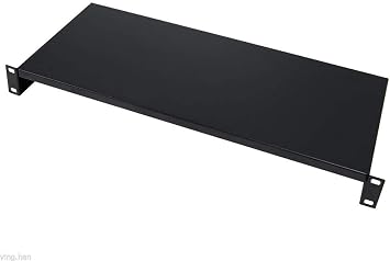 2 Piece 19inch 1U 6inch150mm Deep Cantilever Server Shelf Shelves Rack Mount Aluminum