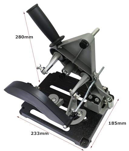 Image of Inditrust Electric Angle Grinder 950W 11000 RPM with Stand set Cast Iron Holder Cutter Support Compatible With 100-125mm Angle Grinders 100% Copper Winding on grinder