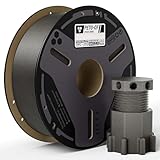 ELEGOO Carbon Fiber PETG Filament 1.75 mm Gray 1KG, High Strength & Rigidity PETG-CF 3D Printing Filament, Abrasion Resistance for Functional Parts, 1KG(2.2lbs) Spool Fits for Most FDM 3D Printers