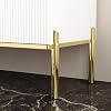 Mobile Credenza da Ingresso con 3 Ante e 2 Mensole Rovere per Soggiorno