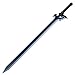 SAO Official Licensed Sword Art Online Full Size Foam Sword (Kirito's Elucidator)