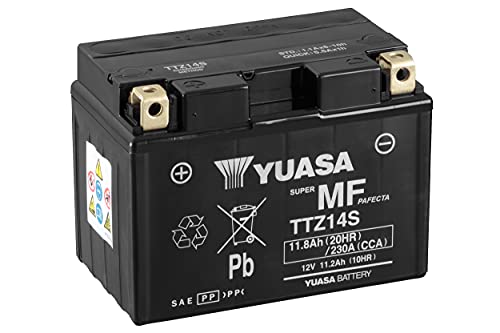 Batterie moto Yuasa TTZ14S AGM la technologie supérieure 12V 11.2Ah