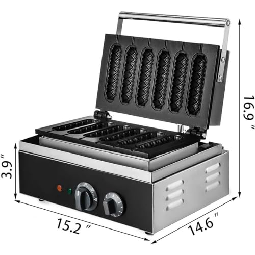 Elektryczna Gofrownica Do Corn Dogów – 1500 W Do Chrupiących, Domowych Corn Dogów, Szybkie I Łatwe Pieczenie