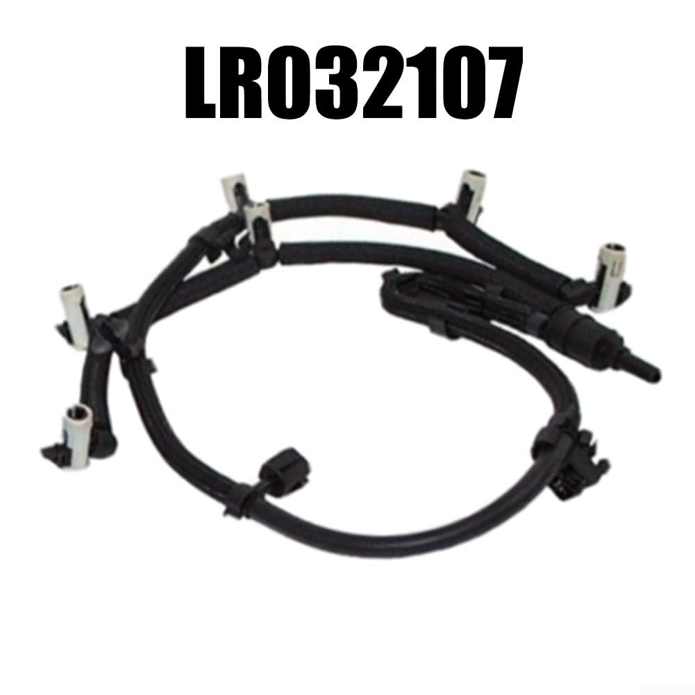 Tubo di scarico per perdite di carburante diesel, compatibile con Discovery 4 e Sport 3.0 V6, ricambio diretto per OEM LR032107, componente in plastica nera, facile installazione