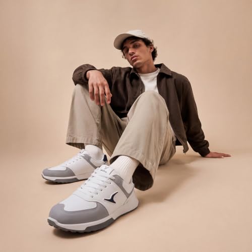 Image of YOHO Men's Sneakers Flo & Blazer | Stylish & Comfortable | Low Top, Lace Up Casual Shoes for Man /Gents