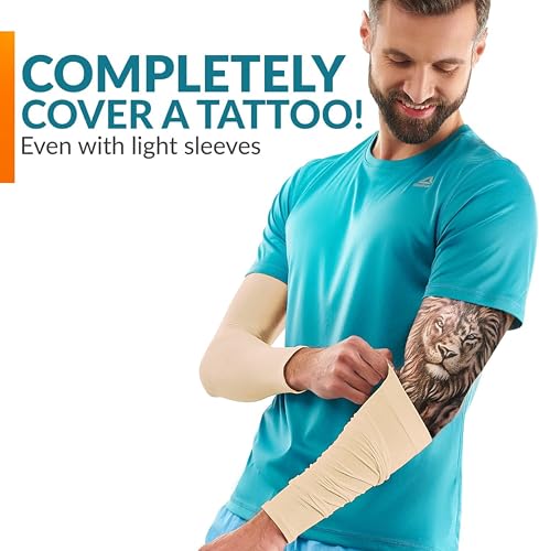 Image of TRENDMALLS Arm Sleeves, Cooling UV Sun Protection Sports Compression for Men /Women /Kids