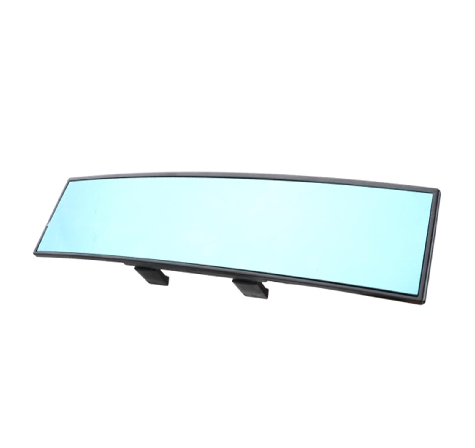Xuanqingyi Store Lusterko wsteczne samochodu o dużej widoczności, przeciwodblaskowe, automatyczne wspomaganie lusterka, kąt panoramiczny, 300 mm (Color : Anti-glare Blue)