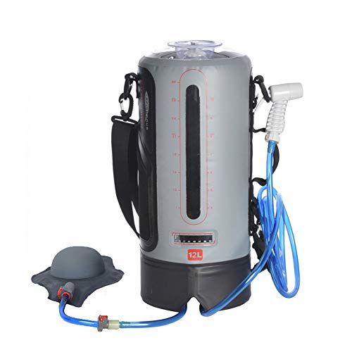 LANGM Portable Solar Shower Bag (3 Gallons)