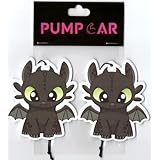 PumpCar 2ピース 歯なし 両面吊り下げ 漫画 チェリーの香り 面白い車用芳香剤 バックミラーに クールに吊り下げ インテリアアクセサリー ギフト