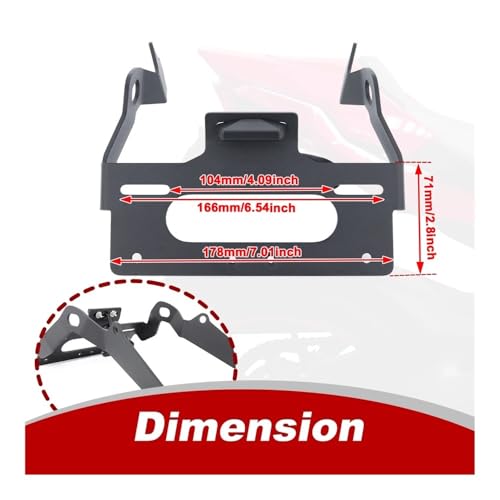 Support de plaque d'immatriculation CB650R CBR650R éliminateur