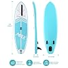 Inflatable Paddle Board Stand Up Paddle Board 10'6 x32 x6 Sup Board with Durable SUP Accessories and Carry Bag Adjustable Paddle Non-Slip Deck Pump for Youth Adult
