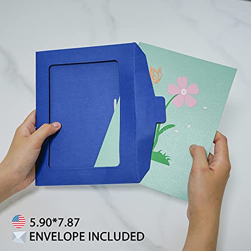 Butterfly Pop Up Card, Handmade Monarch Butterfly 3D Greeting Cards, For Thinking Of You, Thanks You, Just Because, Birthday, Mother's Day, Anniversary, Spring & Nature, All Occasion #TOP6