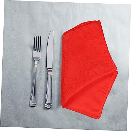 Servilletas de tela rojas HEALLILY pack 10 unid. miniatura 5
