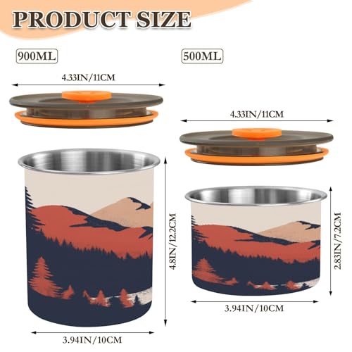 Envase hermético para café acero inoxidable Blueangle miniatura 2
