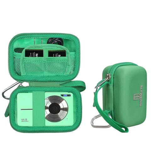 Estuche rígido Tourmate para cámara digital verde