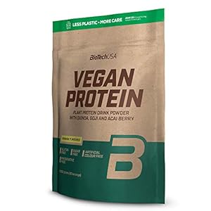 BioTechUSA Vegan Protein | Shake op basis van rijst en erwten met superfoods en aminozuren | Suiker-, lactose- en glutenvrij